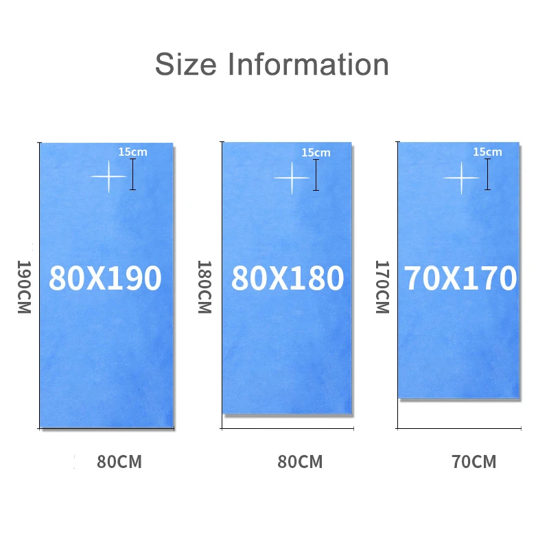 Medical Disposable Massage Table Spa Prepackaged Disposable Nonwoven Fabric Bed Sheets In Roll For Hospital and Beauty Salon