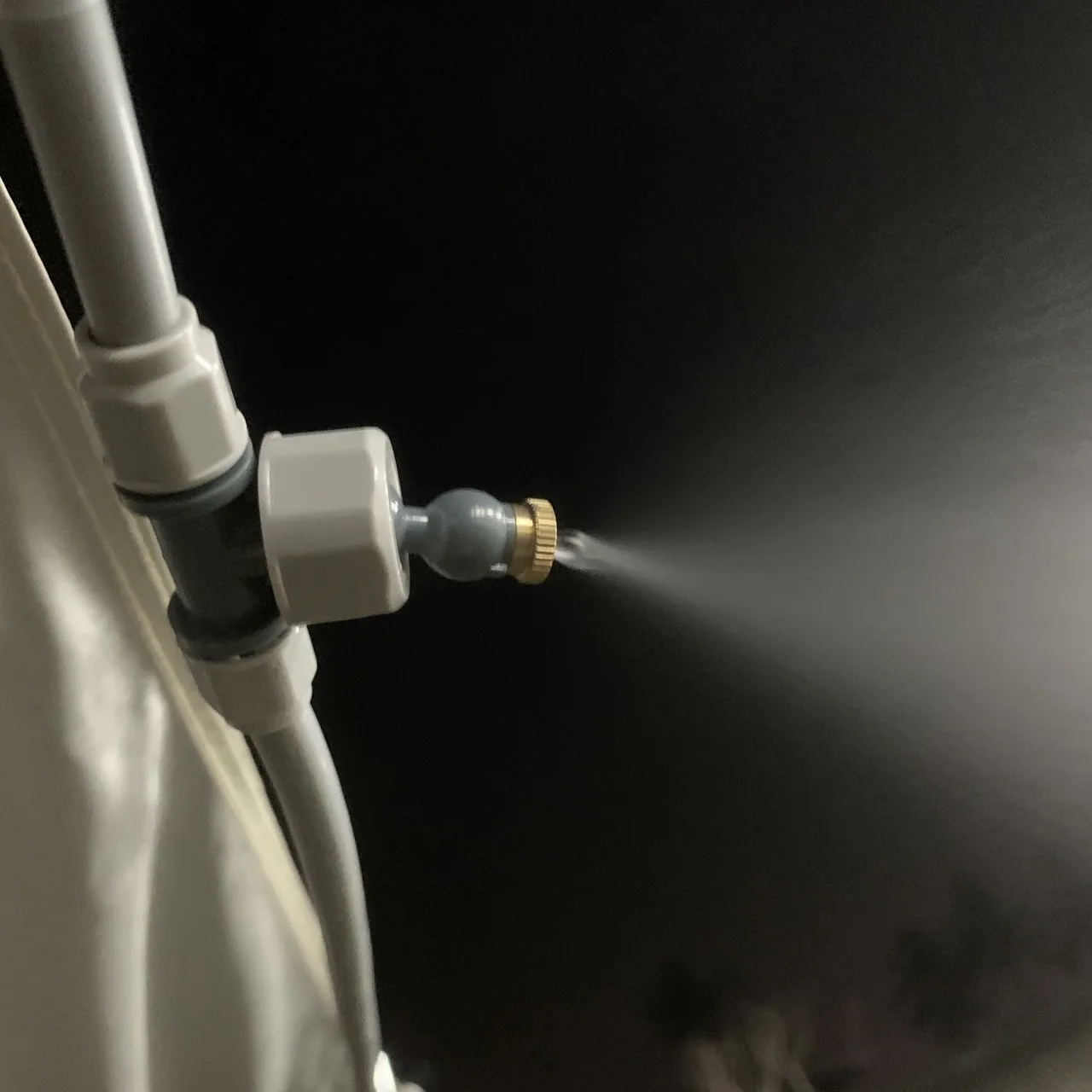 fog misting system tube