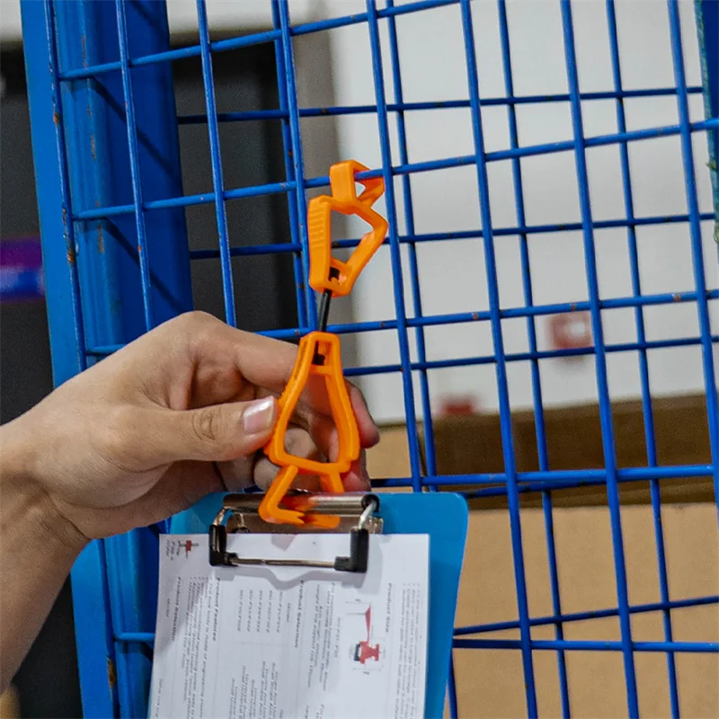 BOZZYS portable safety glove clips holder high vis clipper grabber for worker construction guard labor,glasses helmets glove