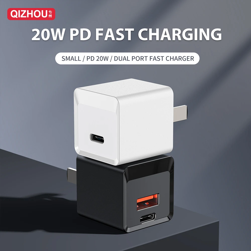 Professional Manufacturer pd 20w phone charger fast Wall charger fast charging adapter for iphone