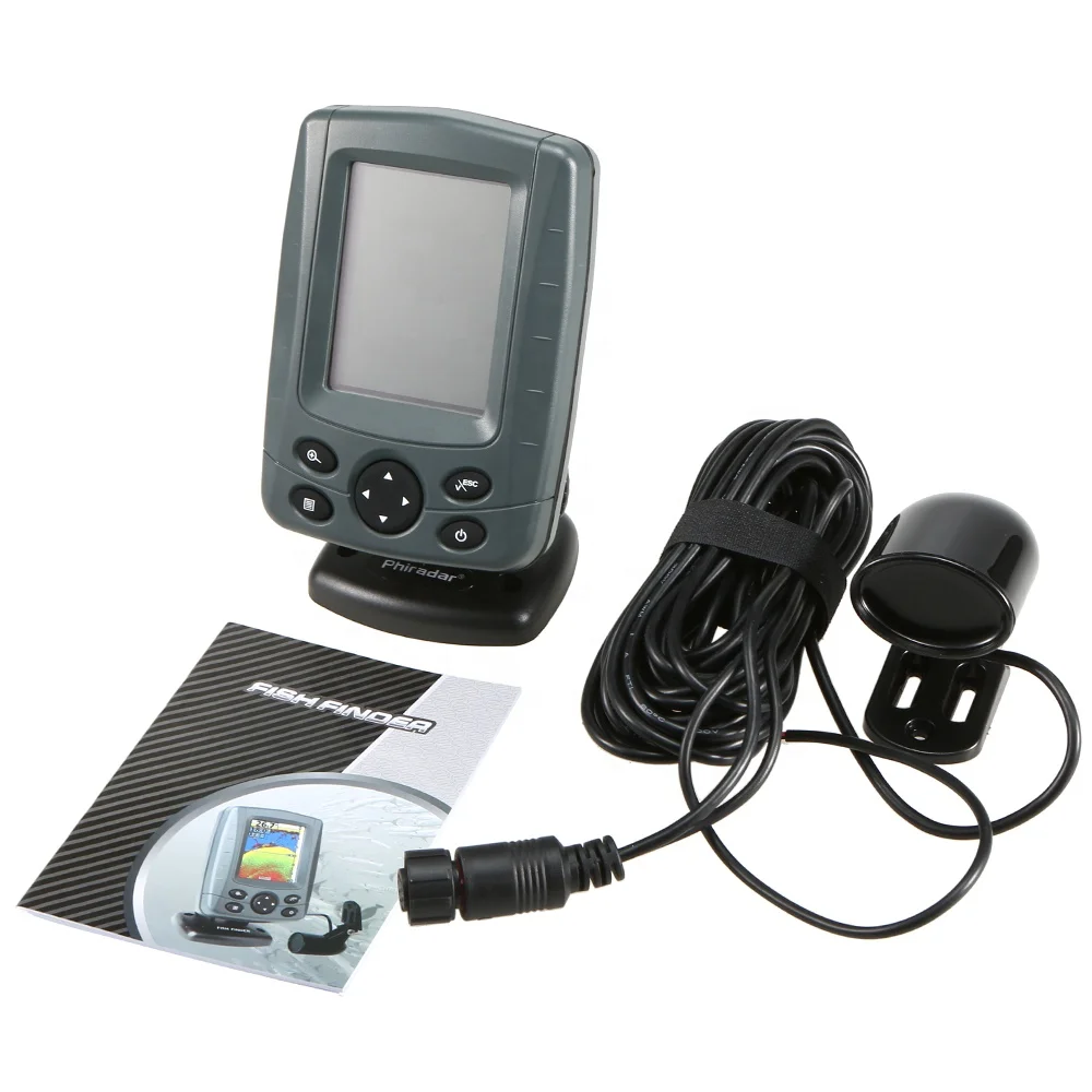 color fish finder sonar echo sounder for boat using with 3.5 inch big screen