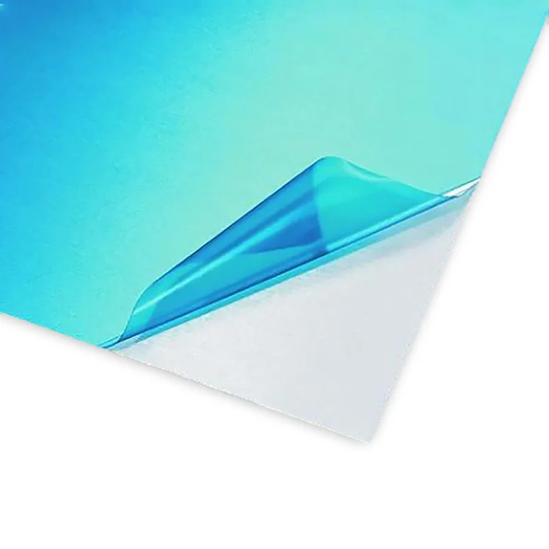 Custom Printing PVC Stainless Steel Plate Aluminum plate Surface Protective Film For Laser Cutting Processing
