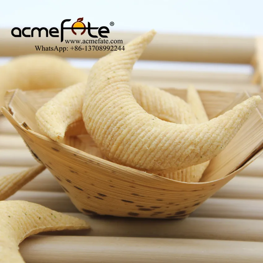 Low Fat Healthy New Chinese Grain Snack Rice Cracker Snacks New Rice Crispy duck/horn/noodle shape with Halal