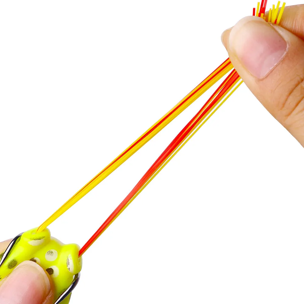 6.3CM New Type 12.4G High Quality Frog Lure Various Size Artificial Fishing Lure Bass Bait Topwater Frog Lure Black