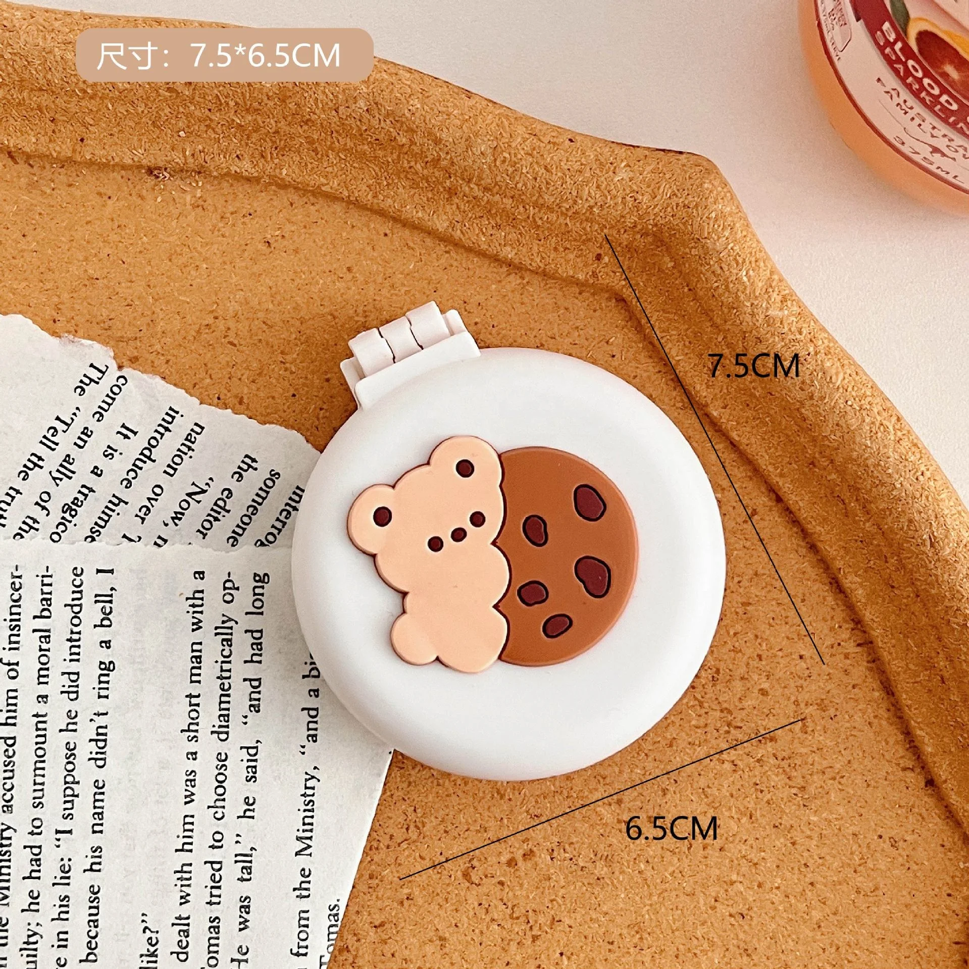 18 Styles Animal Fruit Hair Brushes Folding Personalized Pocket Hair Brush Mini Hair Comb With Mirror For Kids