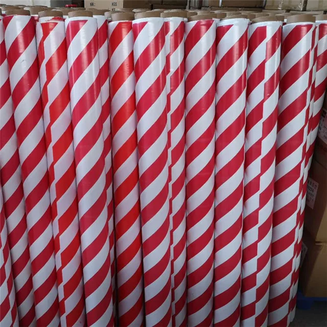 A grade PVC material  Warning Tape floor Caution tape Black Yellow Warning tape jumbo roll with rubber glue coated