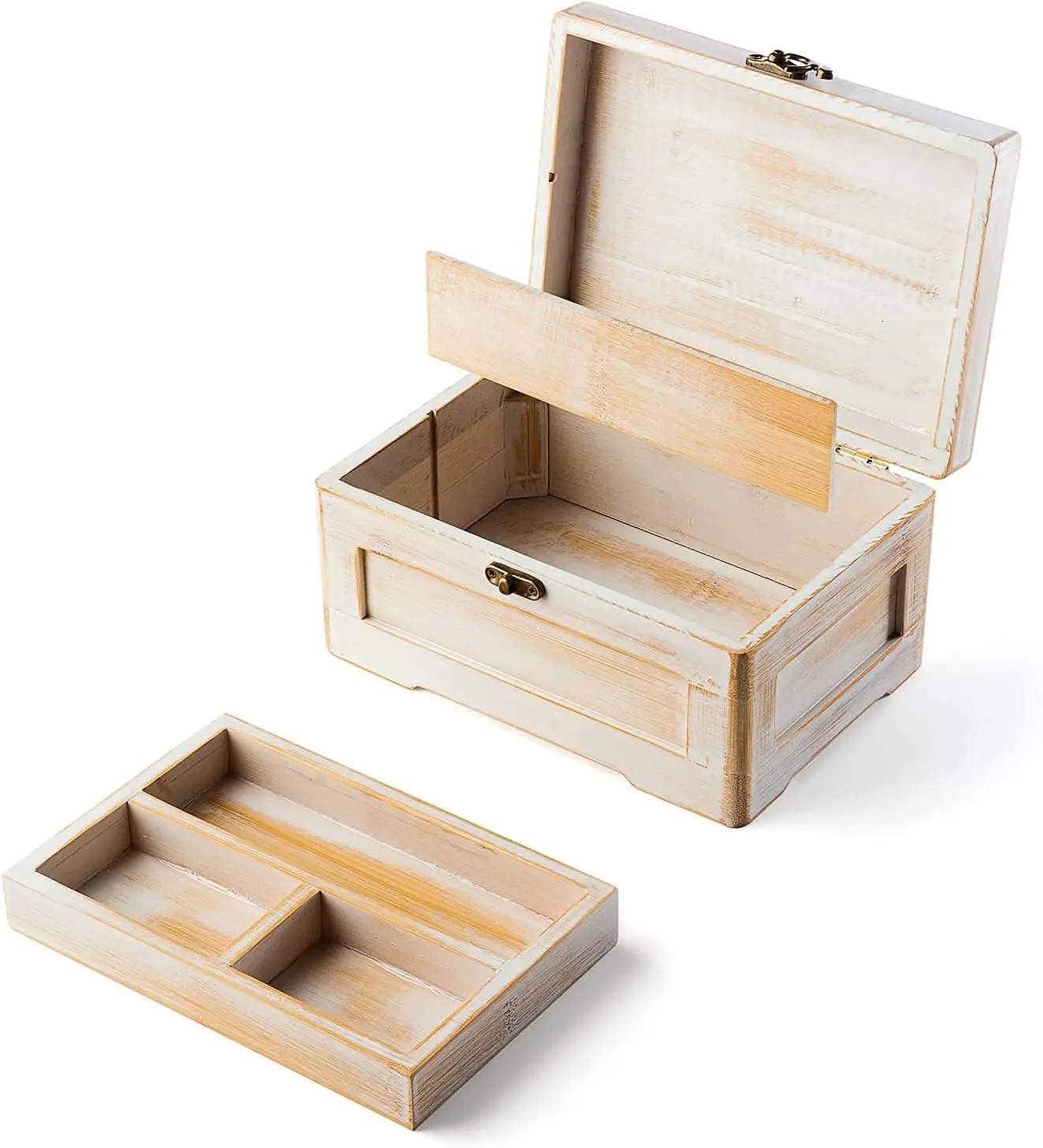 bamboo wooden herb stash box with rolling tray storage container to store smoking accessories grinder pipe rolling papers