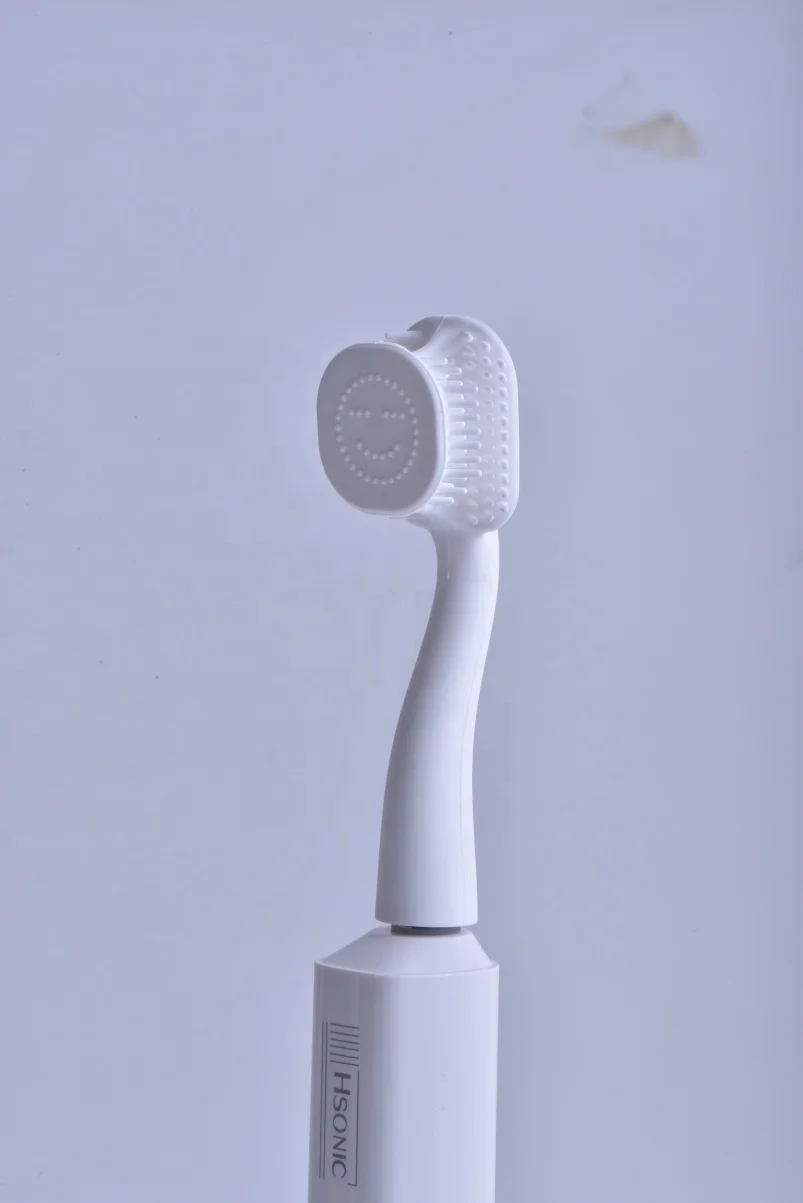 
2020 New 3 sided 360 silicone bristle flexible automatic Chargeable sonic toothbrush 