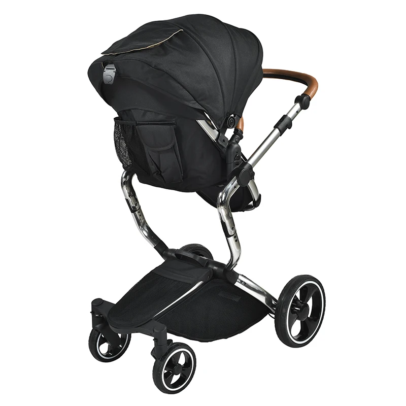 Off 50% EN1888 Wholesale Baby Stroller 3 in 1 Baby Pram Black Luxury Baby Carriage For Sale In High Quality