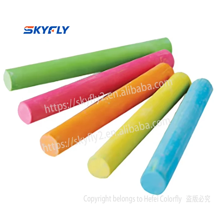 Cheap Dust free 5 Colors Calciume chalks high quality Wholesale School dustless Colored Chalk white Dustless blackboard chalk