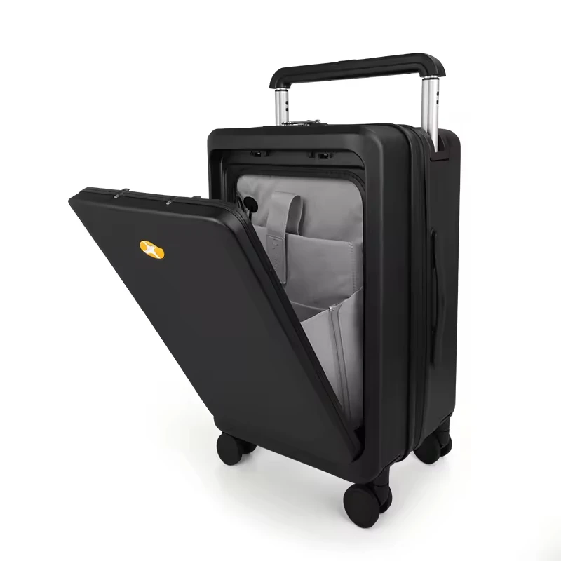 2024 New PC 20 inch Front Open carry on backpacks best carry on bag Trolley suitcase for Business trip