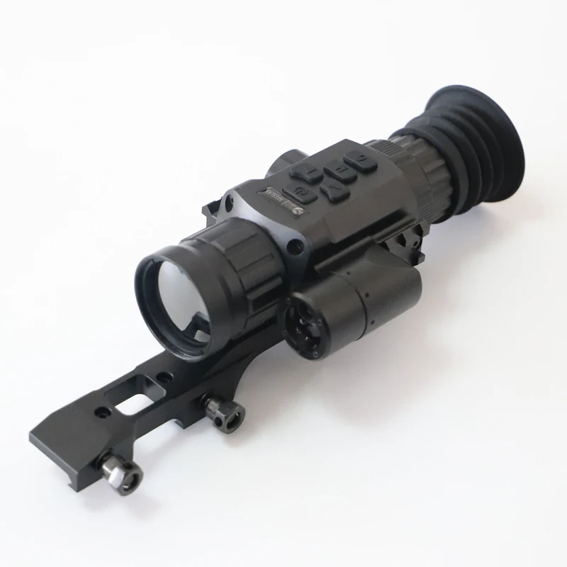 RLS Zoom Thermal Imaging Monocular Waterproof Night Hunting Thermal Sight with Laser Ranging Plastic Handheld Finder