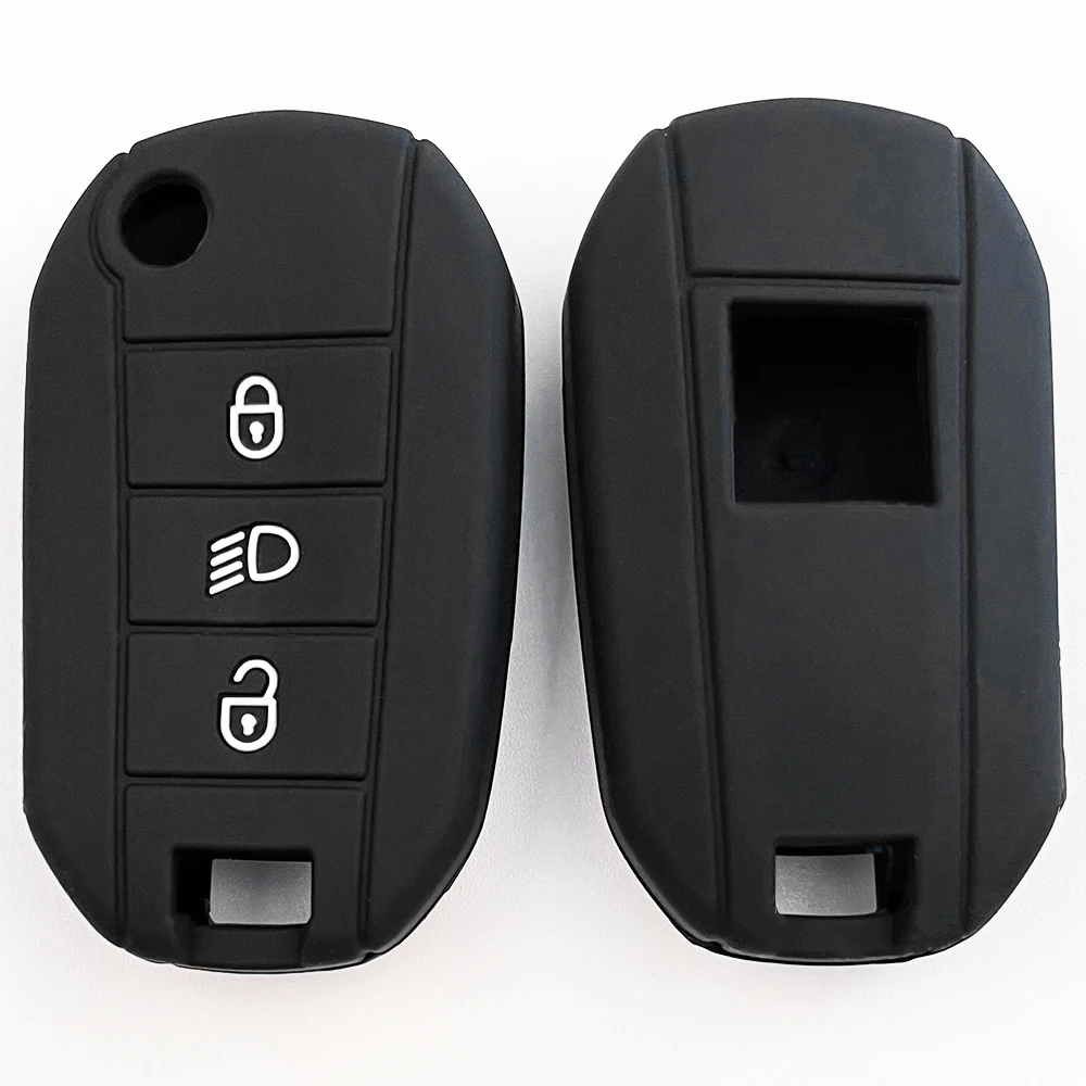 3 Button Silicone Car Key Cover For Citroen Xsara Picasso C4PICASSO AircrossC2 Car Silicone Key Case
