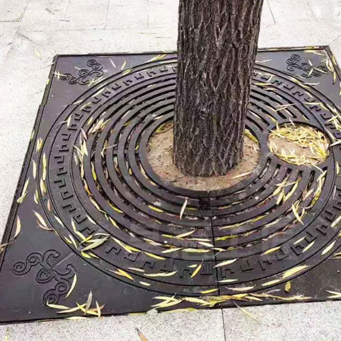 City burban Metal tree guard cast iron tree grates