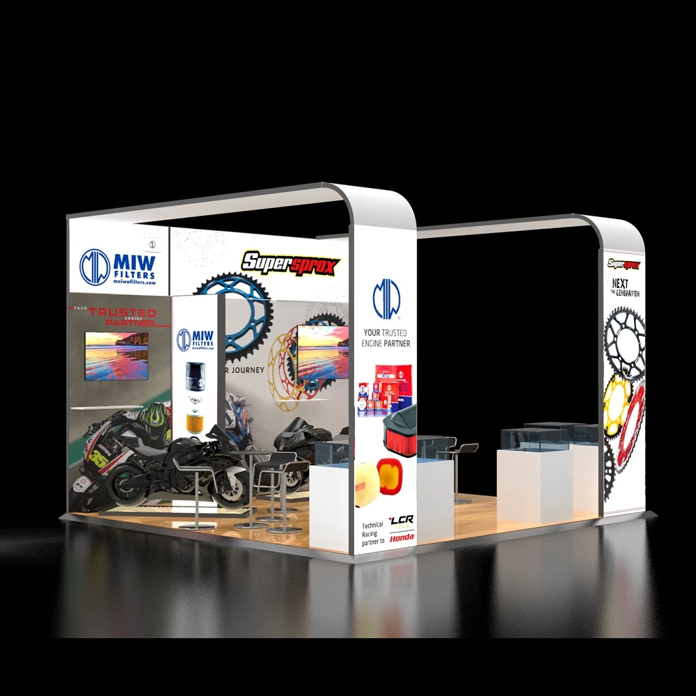 Демонстрация на выставке, алюминиевая Экструзионная панель, схема для одежды, Таблица Размеров, модульная легкая специальная торговая камера