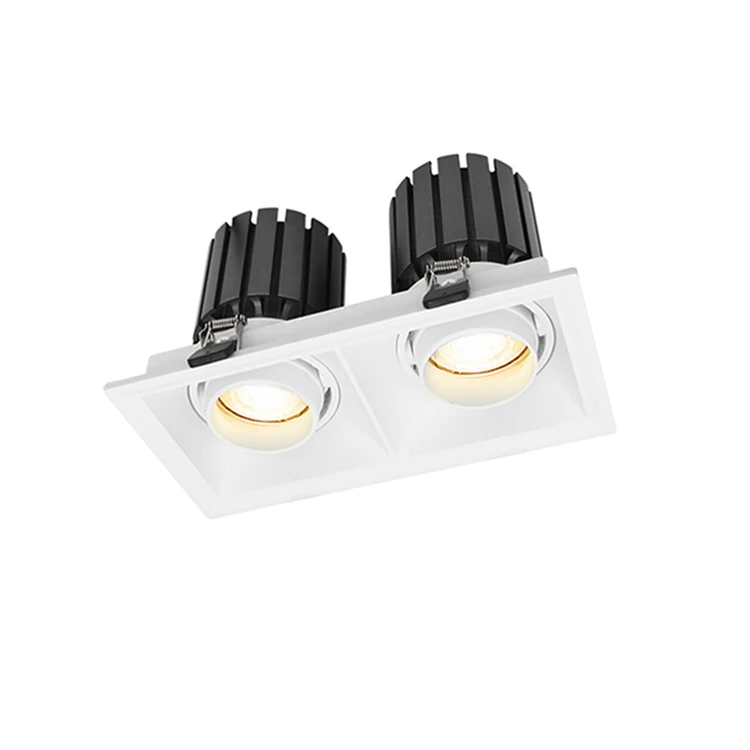 
Ceiling Indoor Lighting 25W*2 Double Head LED Spot Light Retail Shop 