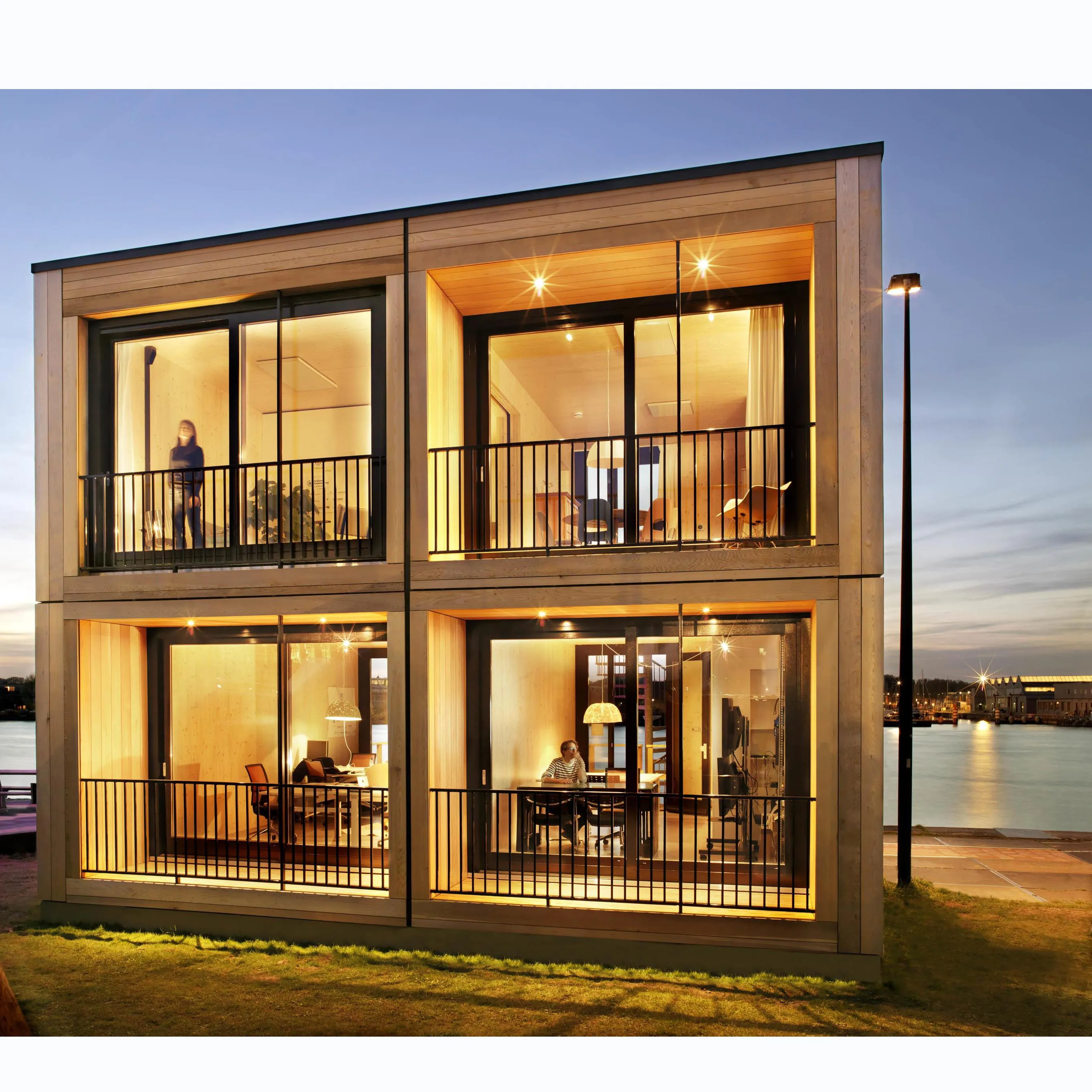 Luxury modular prefab container restaurant coffee bar food kiosk container