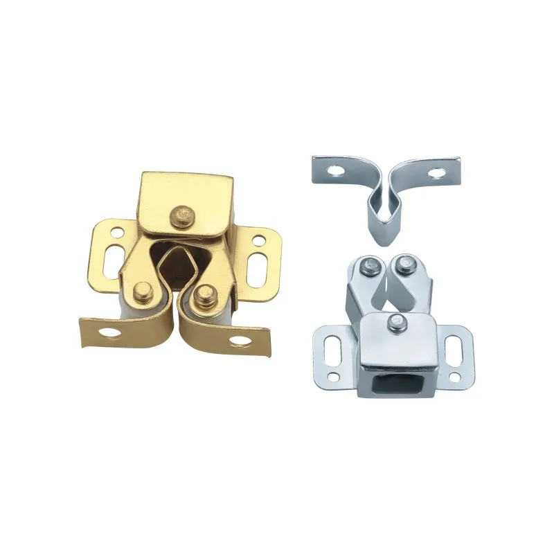 Antique door closer double ball roller catch magnetic door catcher for kitchen cabinet