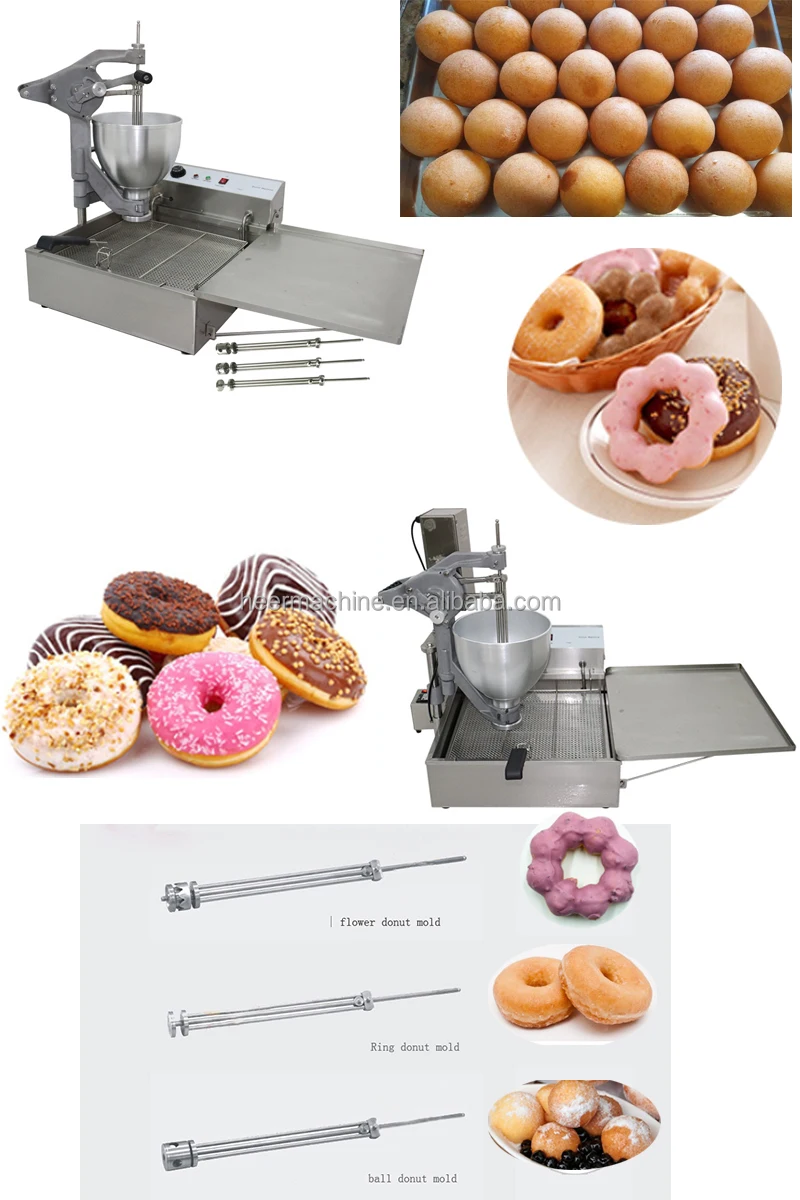 New Mini Donut Maker Automatic Donut Machine Donut Making Machine With Fryer