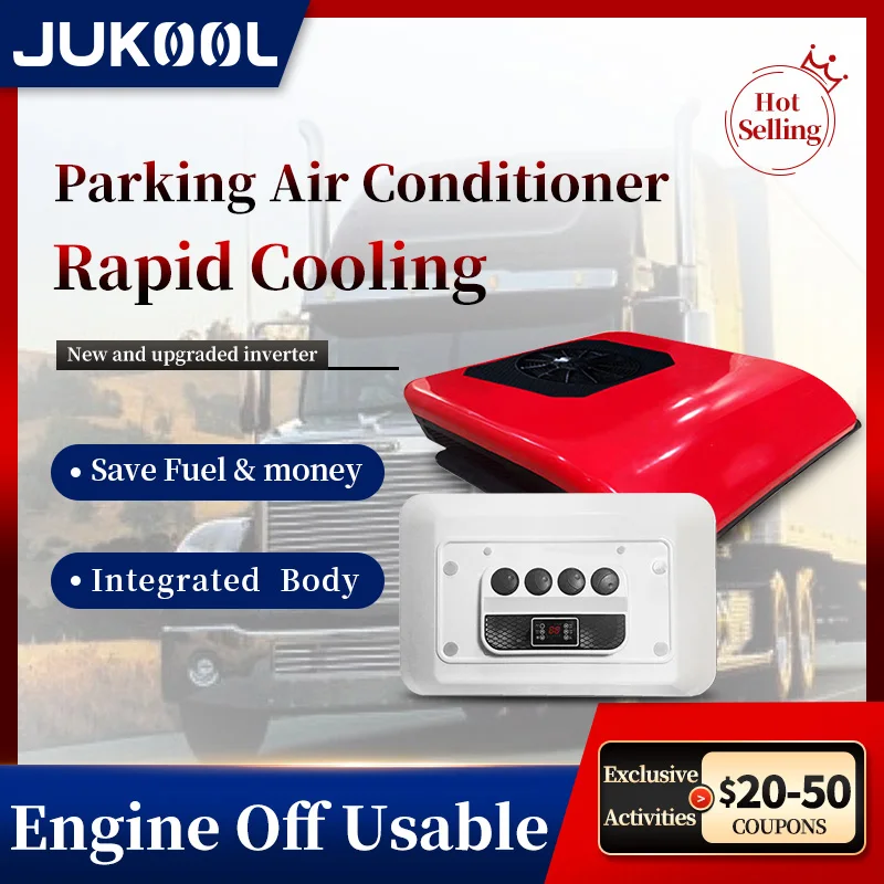 Easy installation 24v truck sleeper air conditioning electra air condition for crane tractor