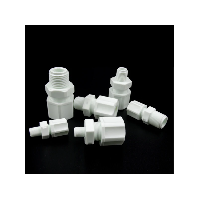 China Factory Hight Quality Pipe Joints PP joint external teeth direct head PP male connector