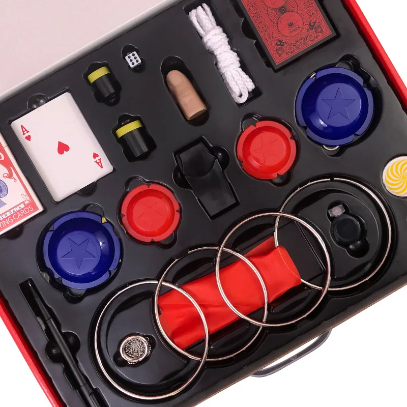 Funny Magic Props Set For Kids Children Magic Tricks Toy Beginner Exciting Magician Tricks Performance with Instruction Gift Box
