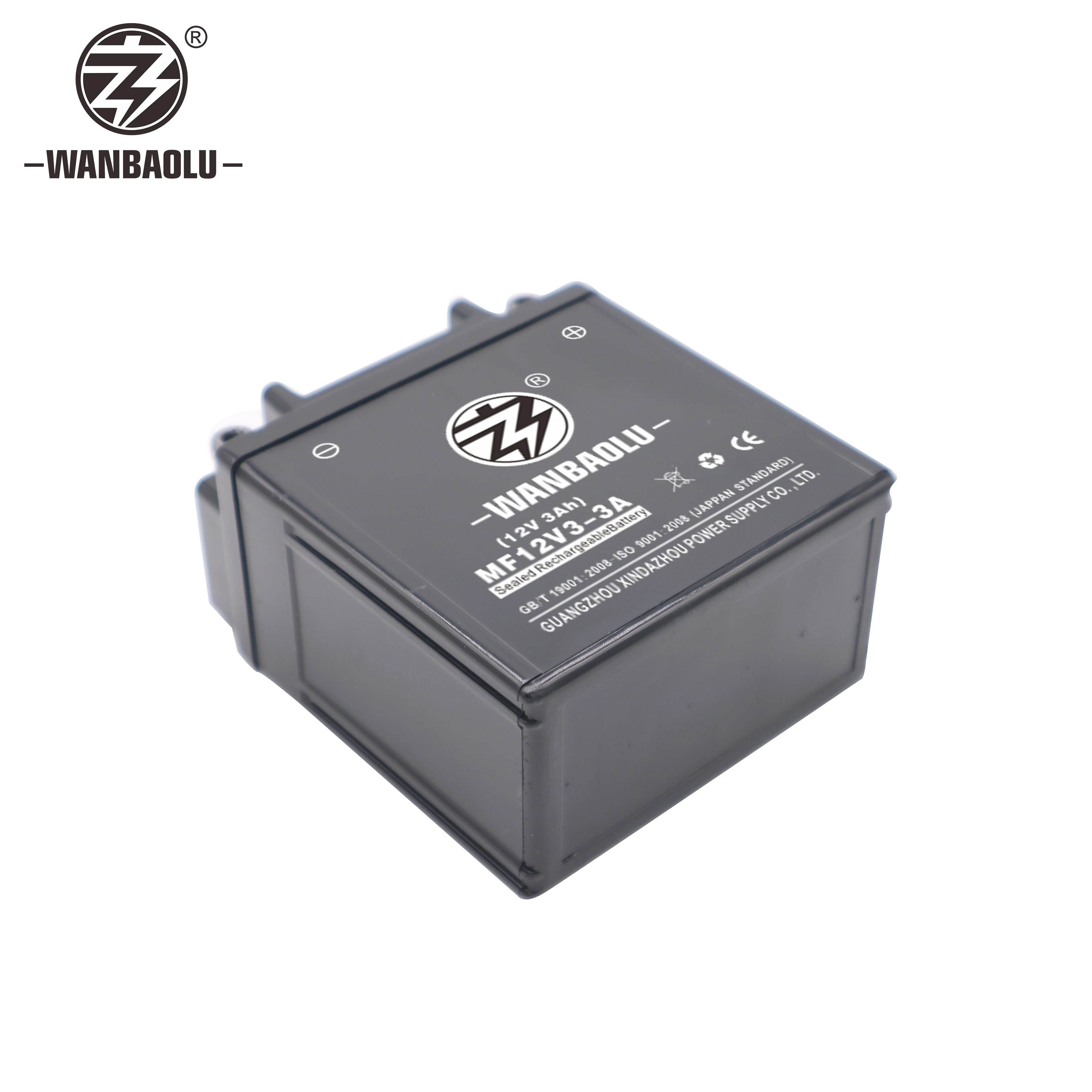 MF lead-acid battery 12V3A  lead acid batteries motorcycle battery YB3A 12N3L
