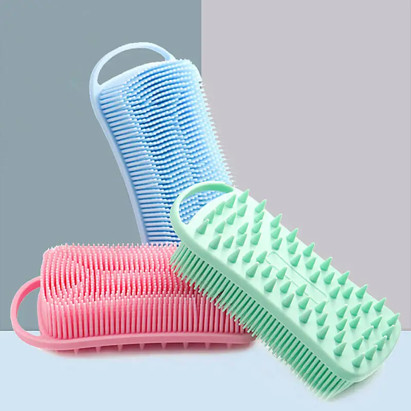 Direct Sales Baby Bath massage Brush soft Silicone Brush for cleaning kids newborn bath  brush