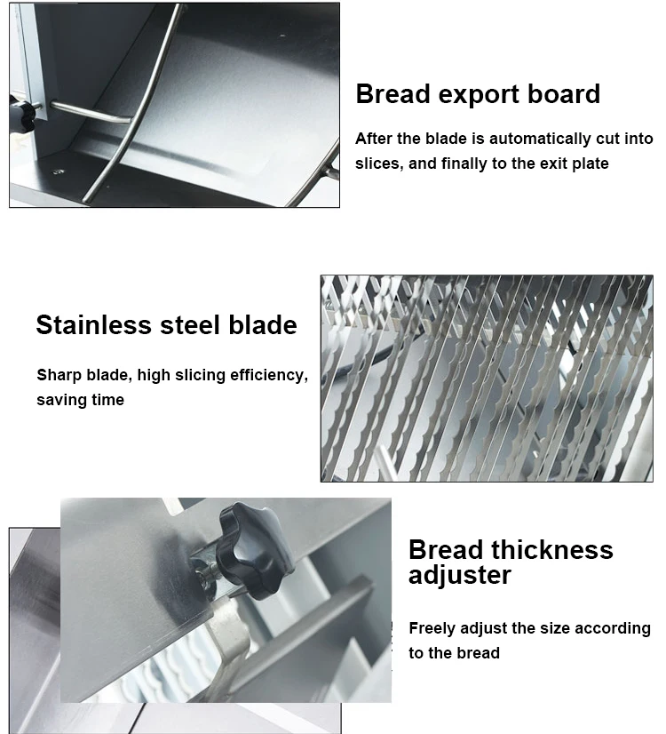 Automatic bread cutter electric 12mm toaster slicer