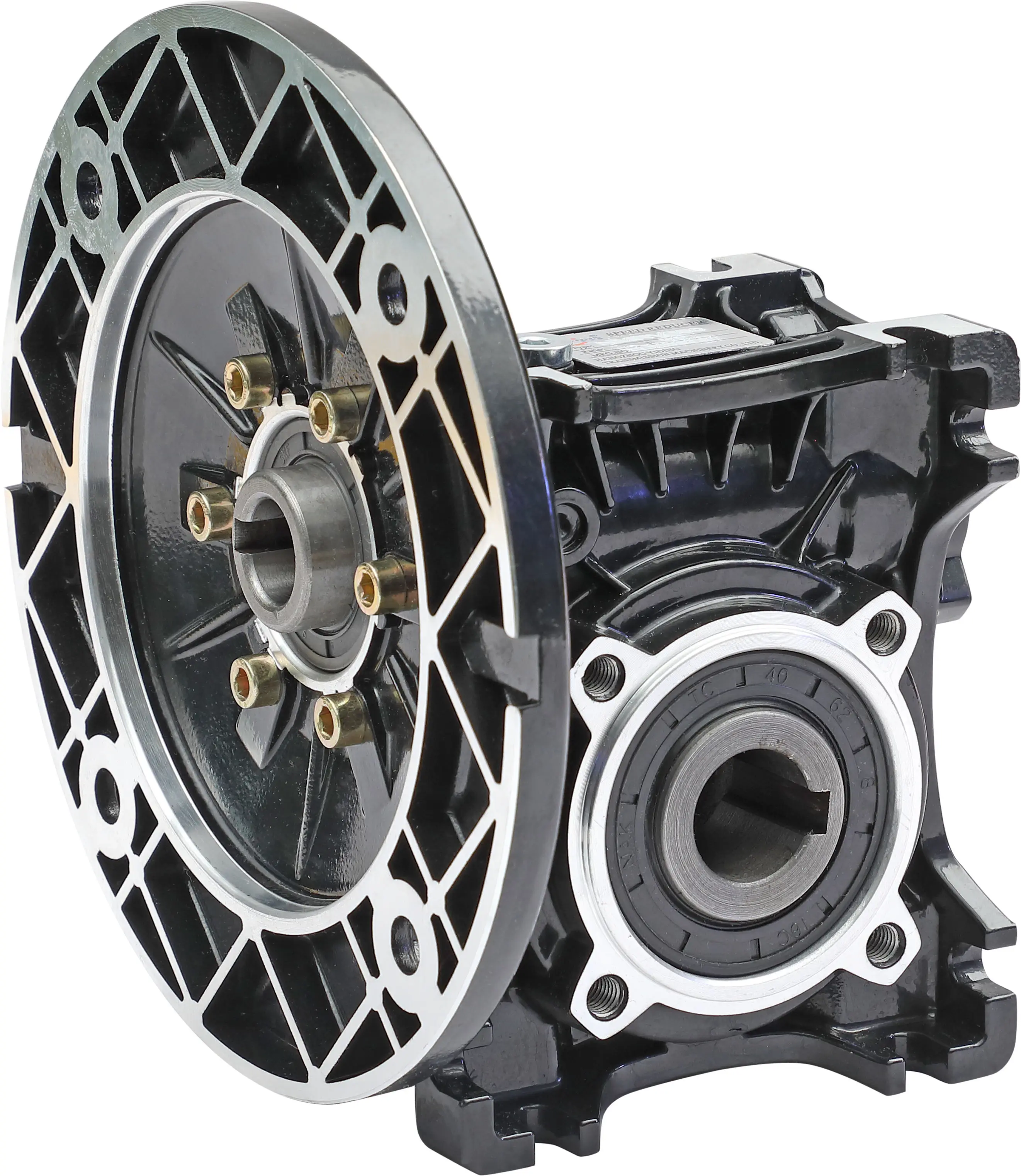 0.06kw-15kw Ratio Silver Whirlpool 10 To 1 Parallel Shaft Reduction Gearbox