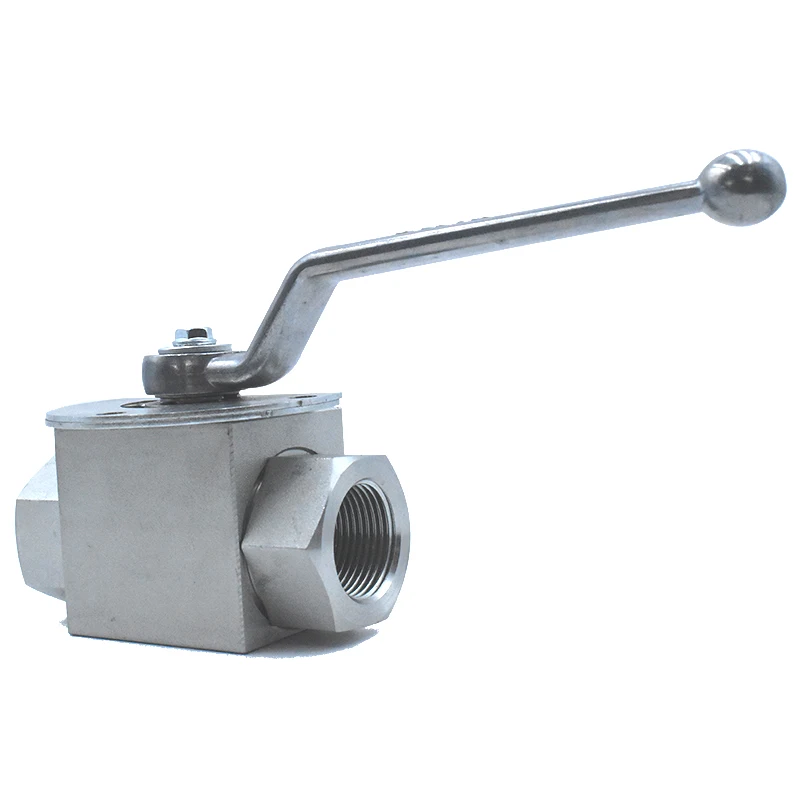 Factory hot sale selling  female thread  ball valve galvanized carbon steel  BKH-NPT1 hydraulic ball valve