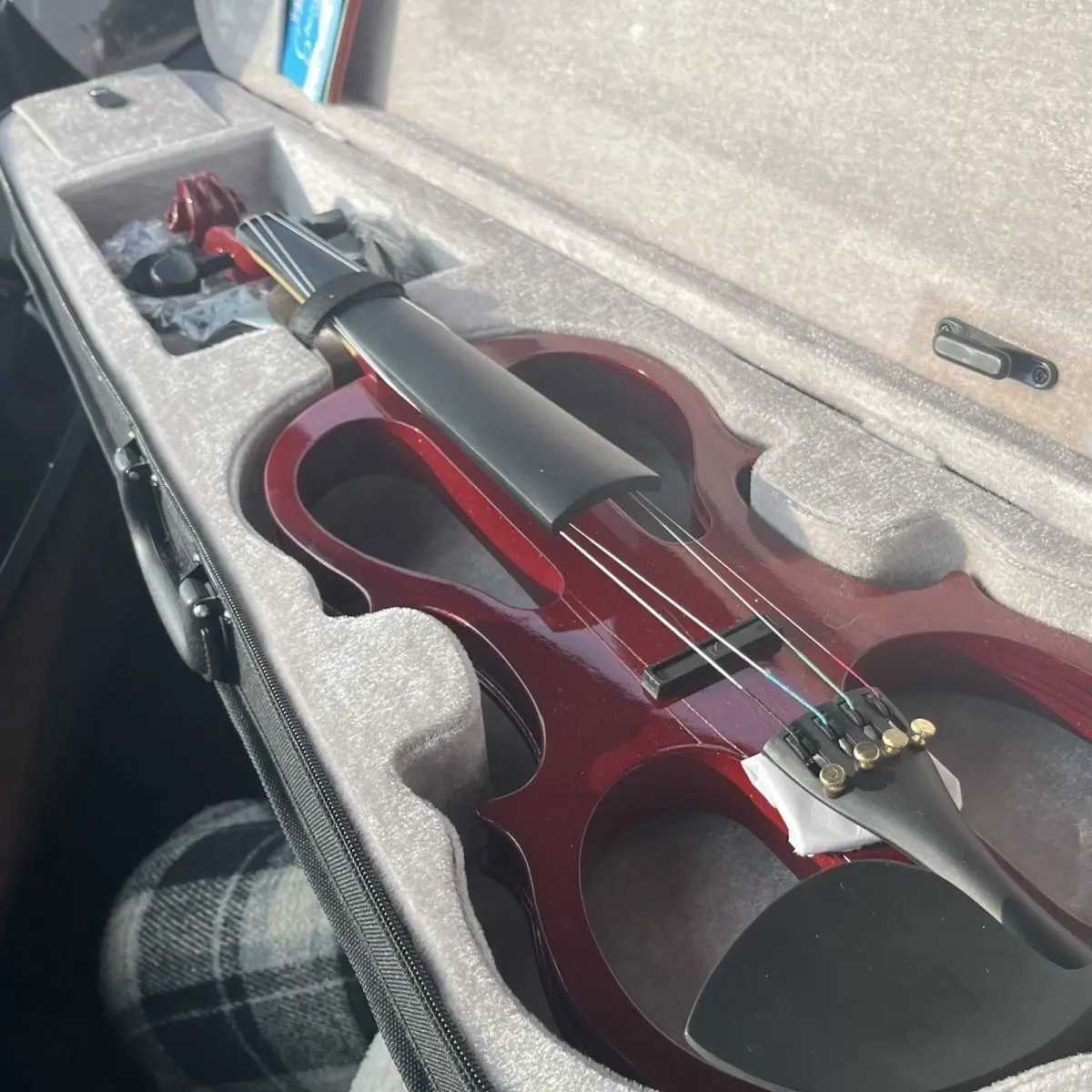 High quality beginner adult ordinary EV088 electric violins children handmade advanced violins