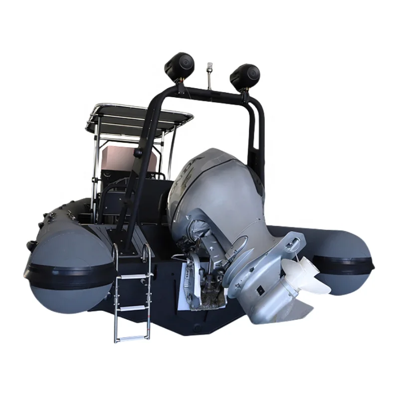 23ft  CE  factory rescue Aluminum RIB700 Deep V Hypalon RIB Inflatable Rigid Boat 1.2mm Hypalon