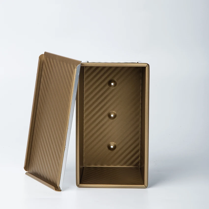 450g corrugated loaf pan with lid (non-stick), non-stick coating bread mold