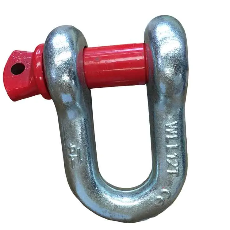US Type Rigging Galvanized Carbon Steel G210 Screw Pin Chain Dee Shackle