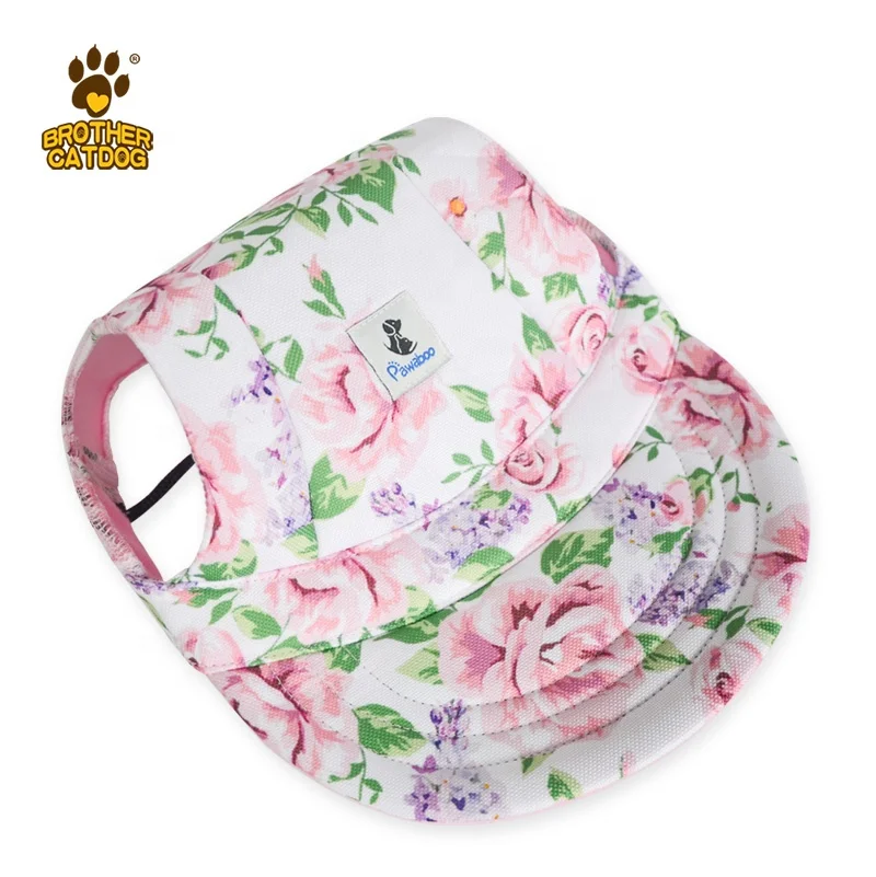 Factory Wholesale Stock Dog Hat Dog Summer Canvas Outdoor Baseball Pet Cat Sun Visor Hat Trusted and Professional Original XL