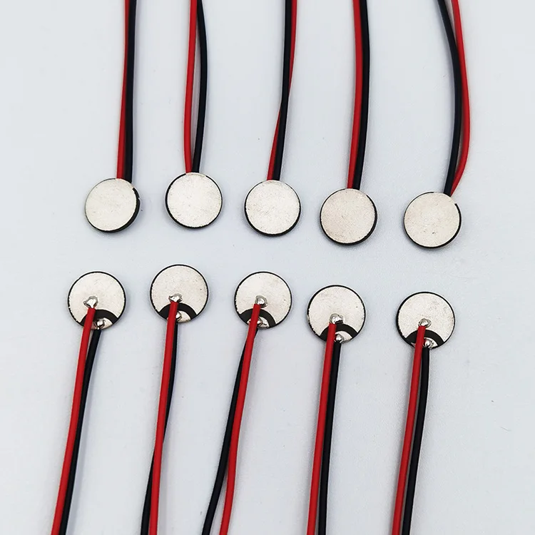 PZT Material Piezoelectric Ceramic Disc 20mm 10mm 8mm For Ultrasonic Sensor Measurement Customized Piezo Crystal PZT4 PZT5