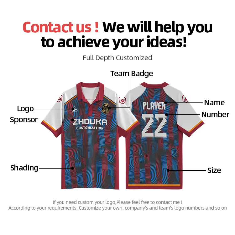 Wholesale Custom original quality  Sublimation Soccer Jersey For Men Custom Retro Football jersey Shirt