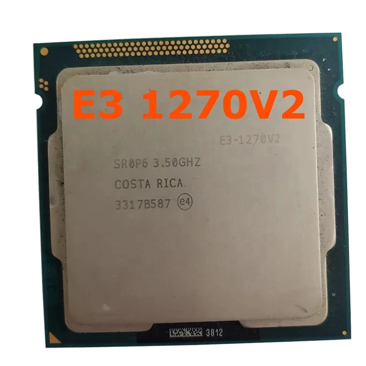 for Intel Xeon E3-1270 v2 E3 1270v2 E3 1270 v2 3.5 GHz Quad-Core CPU Processor 8M 69W LGA 1155