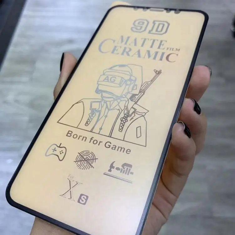 v21e cell phone screen protector ceramic film full glue ceramic glass for vivo v21e matte ceamic glass