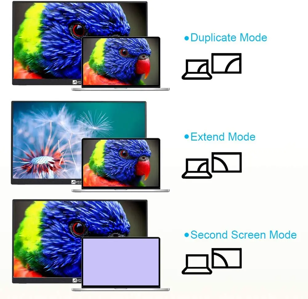  Хорошее качество 1080p портативный монитор для ноутбука 10 точек сенсорный экран дисплей IPS панель