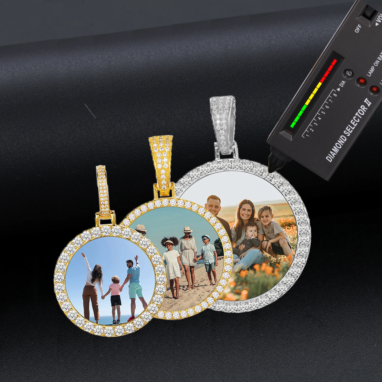 Прямая доставка; В наличии на складе; В стиле «хип-хоп» ювелирные изделия VVS Муассанит Фото Кулон льдом 925 стерлингового серебра с подвеской с изображением ожерелье