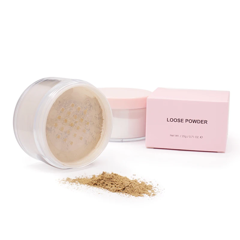 Multifunctional loose cosmetics mineral private label face powder with high quality