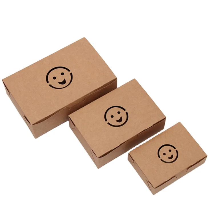 disposable take out food containers brown kraft lunch boxesdisposable paper box for food