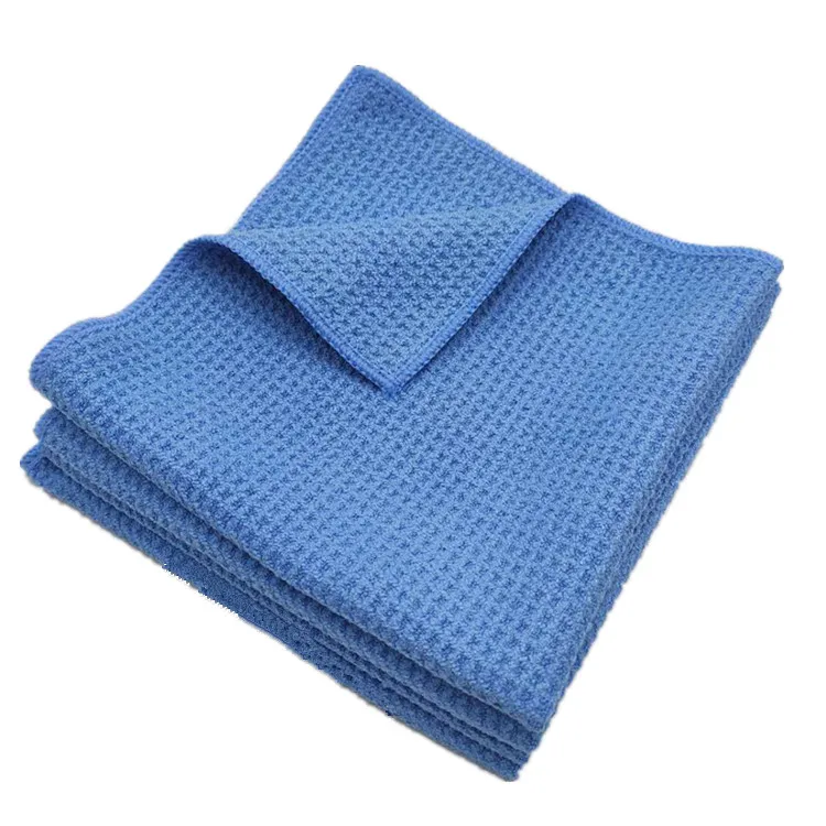 Quick dry waffle weave towel cleaning cloths microfiber Glass Cleaning Towel kitchen Super absorbent sports towel