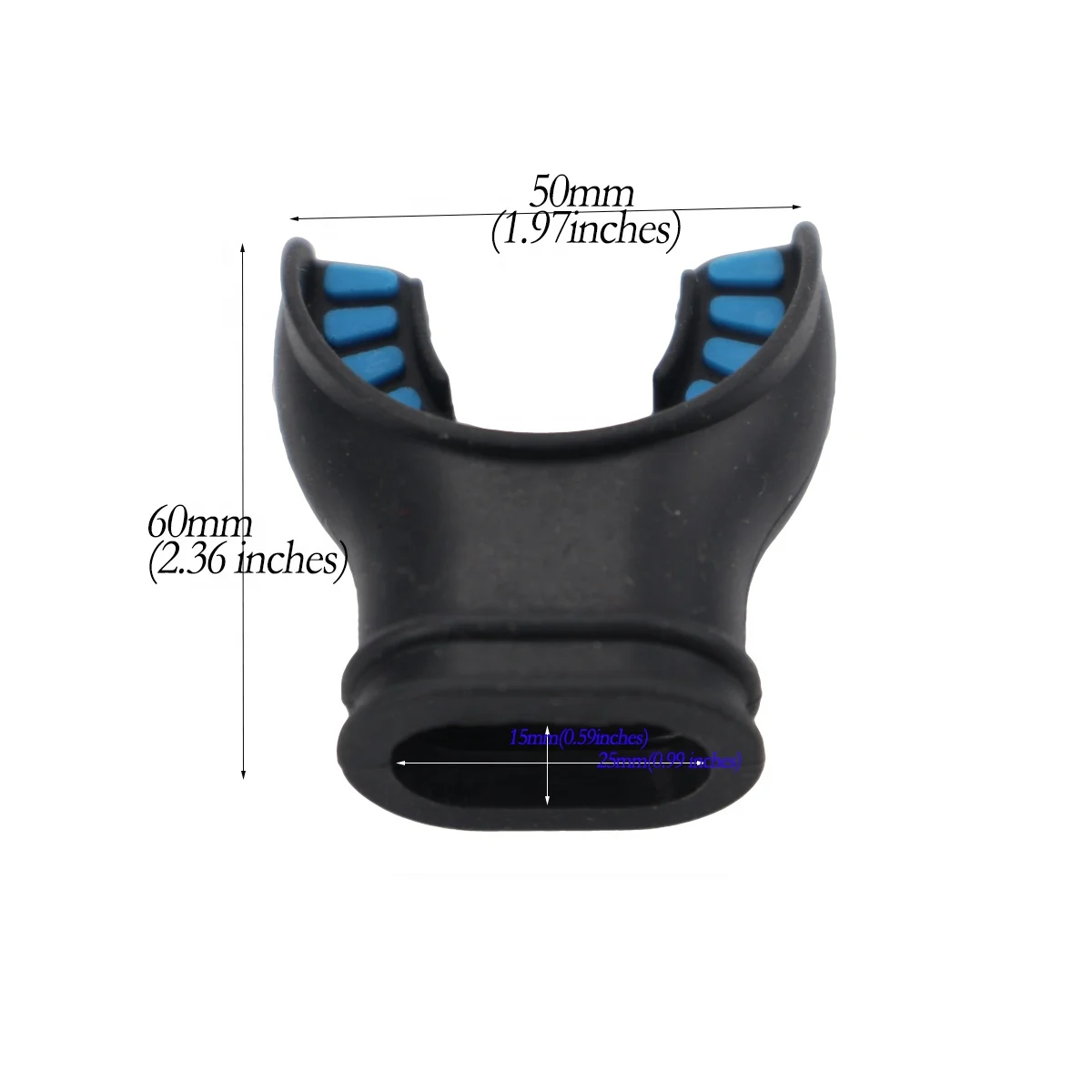 underwater diving equipment silicone scuba snorkel regulator diving mouthpiece