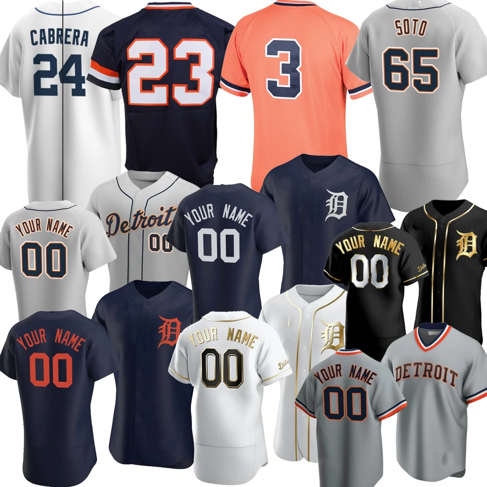 Detroit 24 Miguel Cabrera Tiger Jersey 60 Akil Baddoo 12 Brandon Dixon 6 Al Kaline 28 Niko Goodrum 23 Kirk Gibson jersey