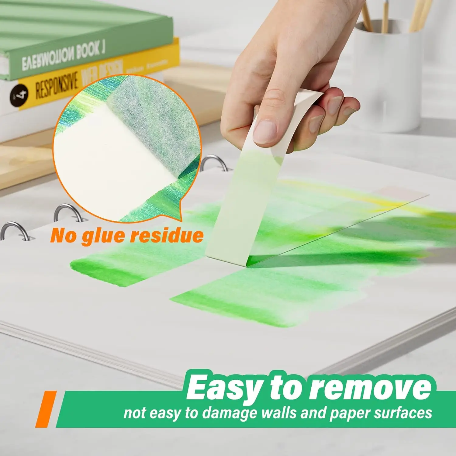 Rubber Glue High Quality Water Proof Self Adhesive Supplier Anti UV 14-30 Days Masking Tape