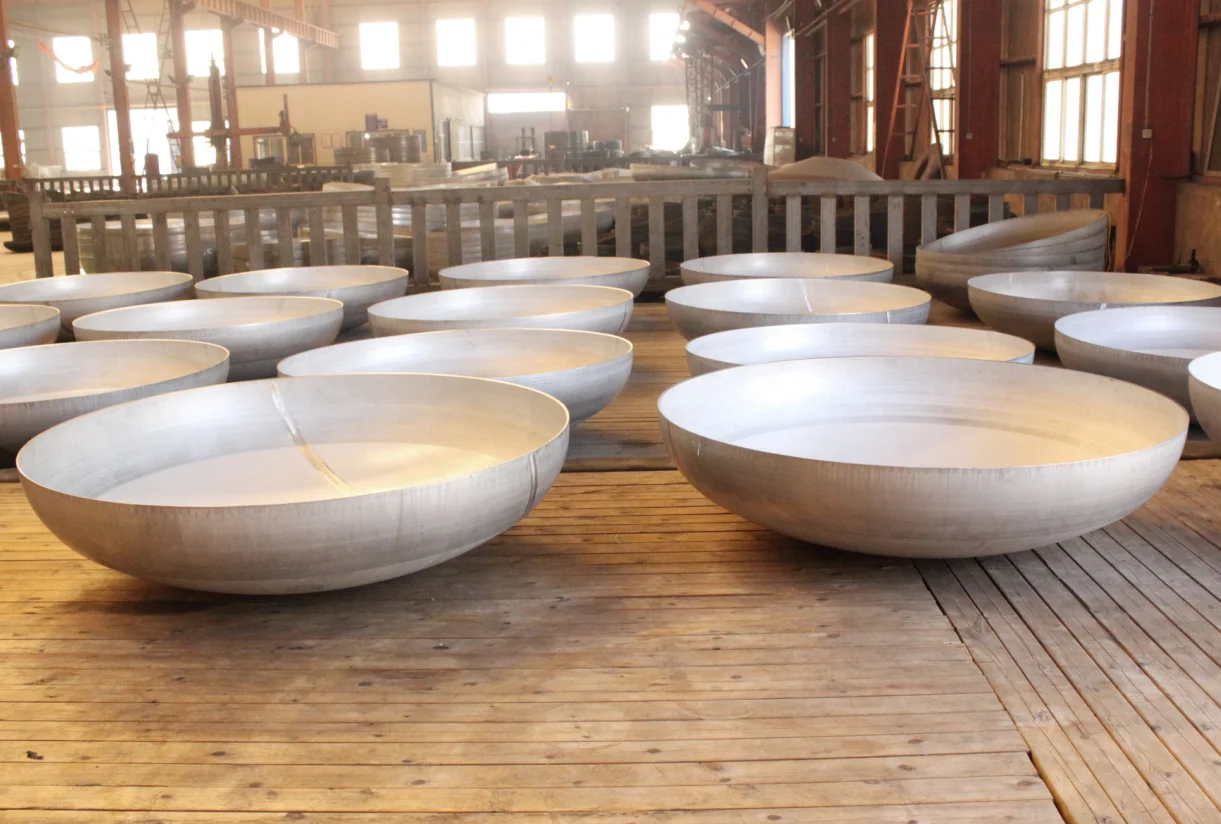Polished Stainless Steel Elliptical Dished Head for pressure vessel tank end