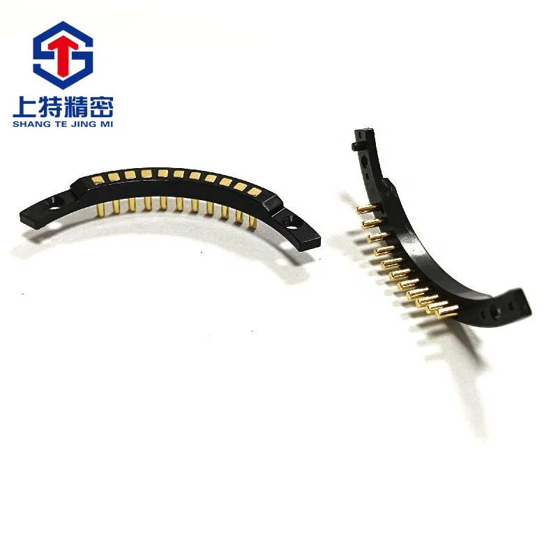 11PIN Conductive Semicircular SLR Camera Lens Pogo Pin Connector